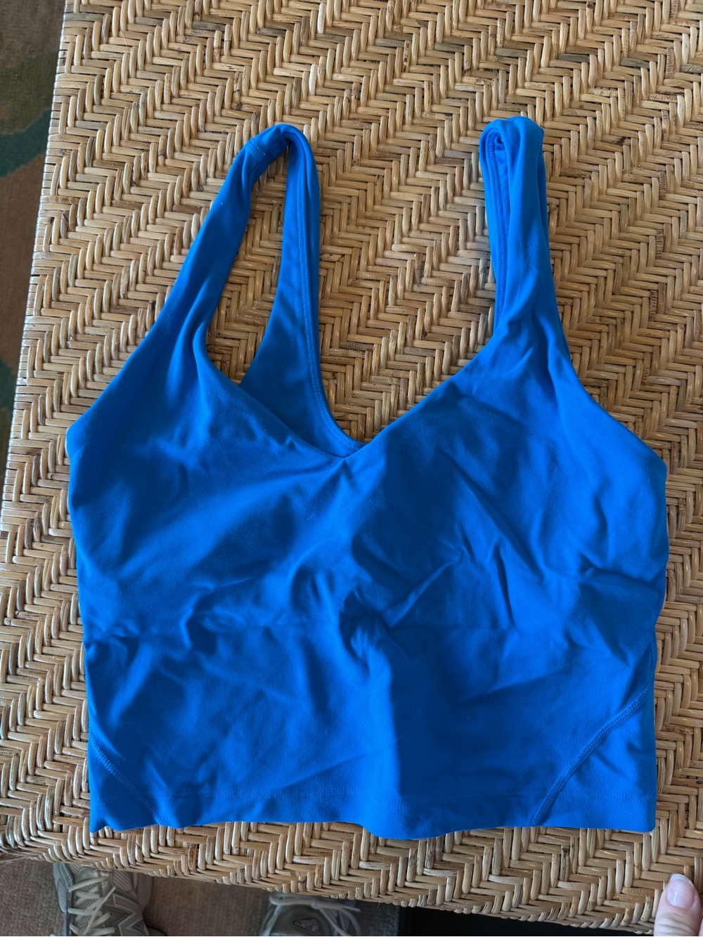 lululemon athletica Bright Blue align tank cropped